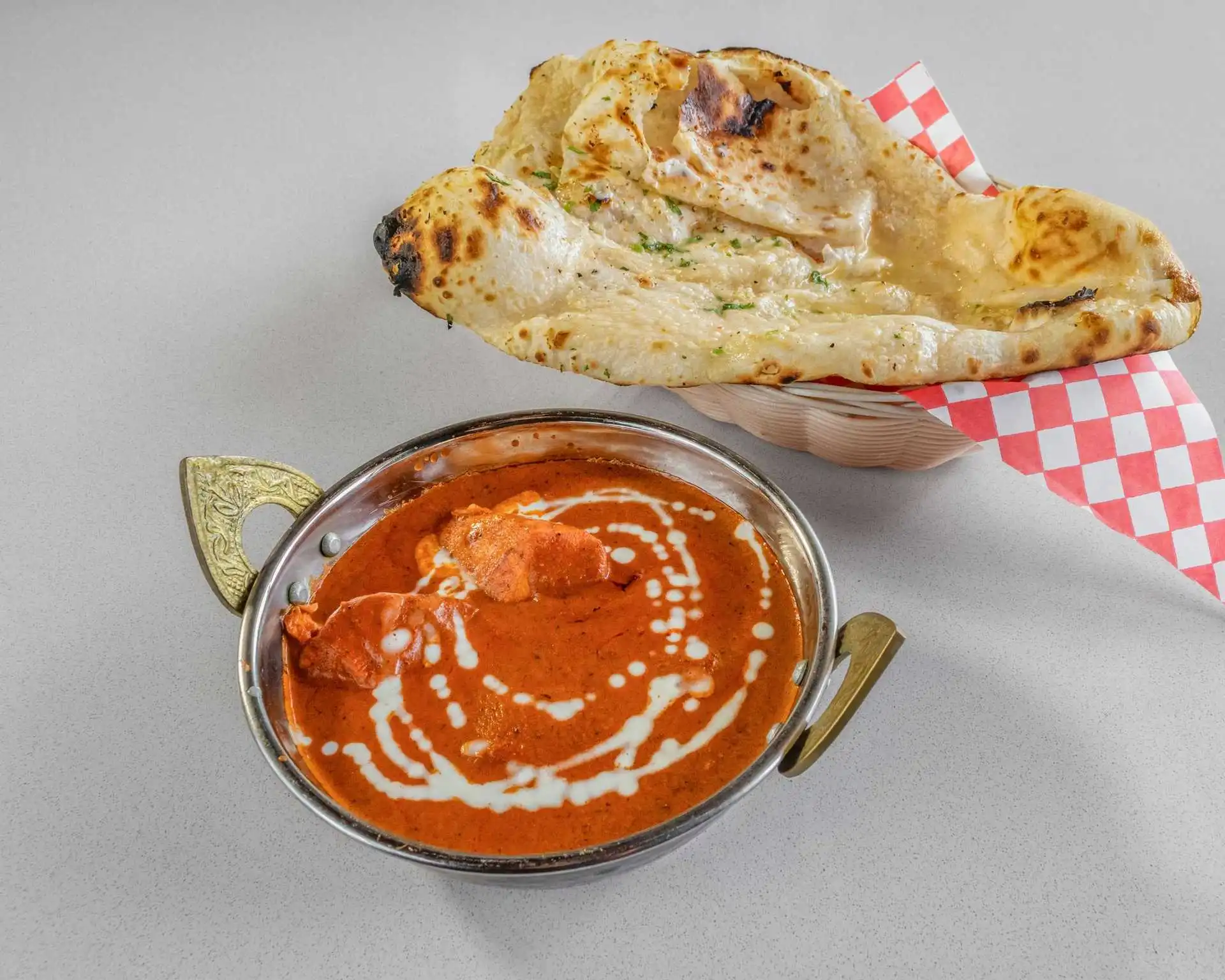 Chicken Chettinad curry at Golden Peacock Restaurant near YEG