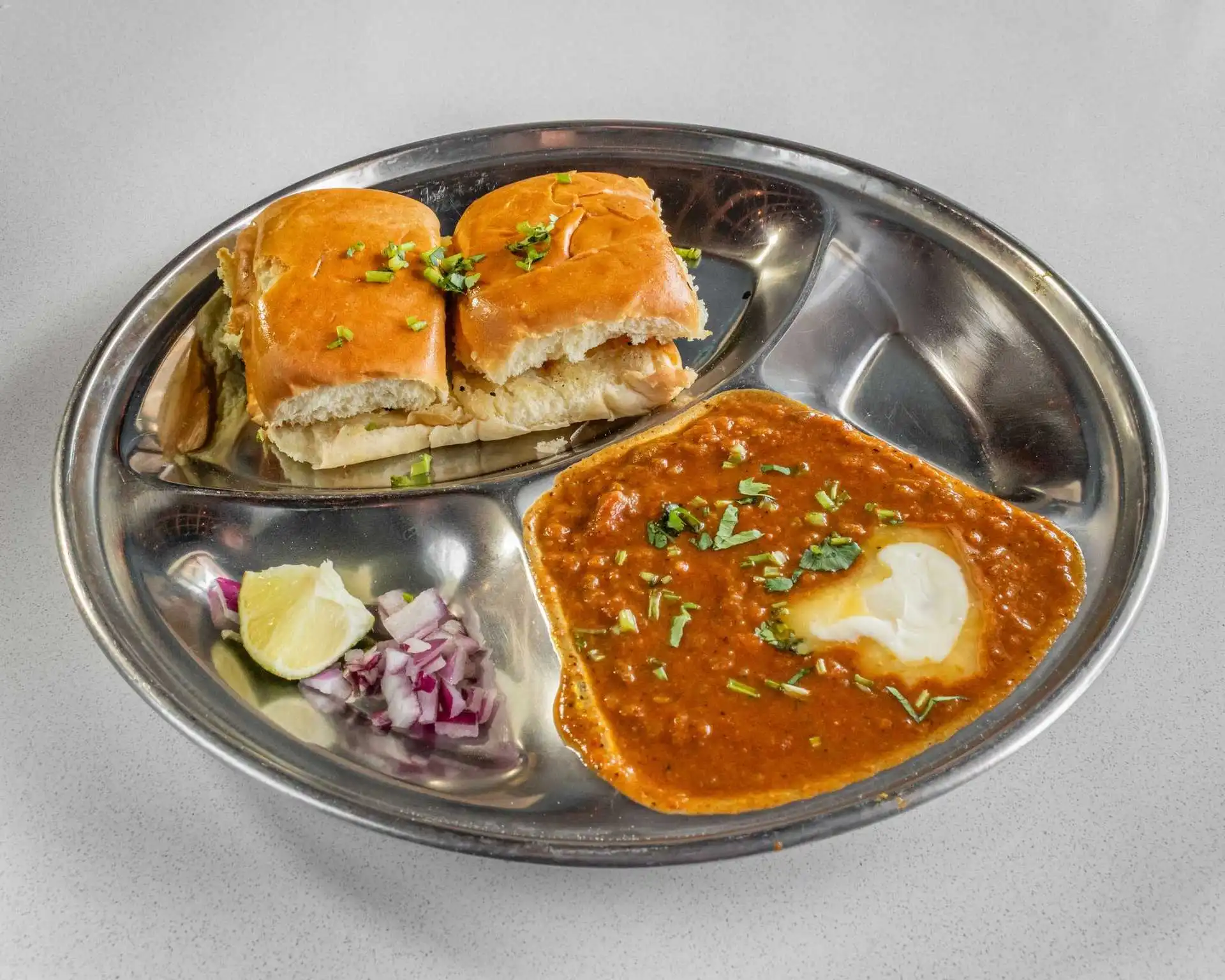 Kothu Parotta South Indian street food at Golden Peacock near Leduc